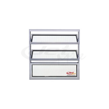 AL.NT.VITRO ALUMINIO BASCULANTE 60X60 JET MIX
